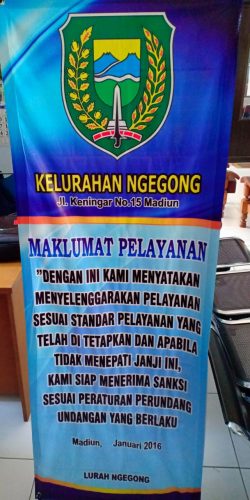 Maklumat Pelayanan Kelurahan Ngegong